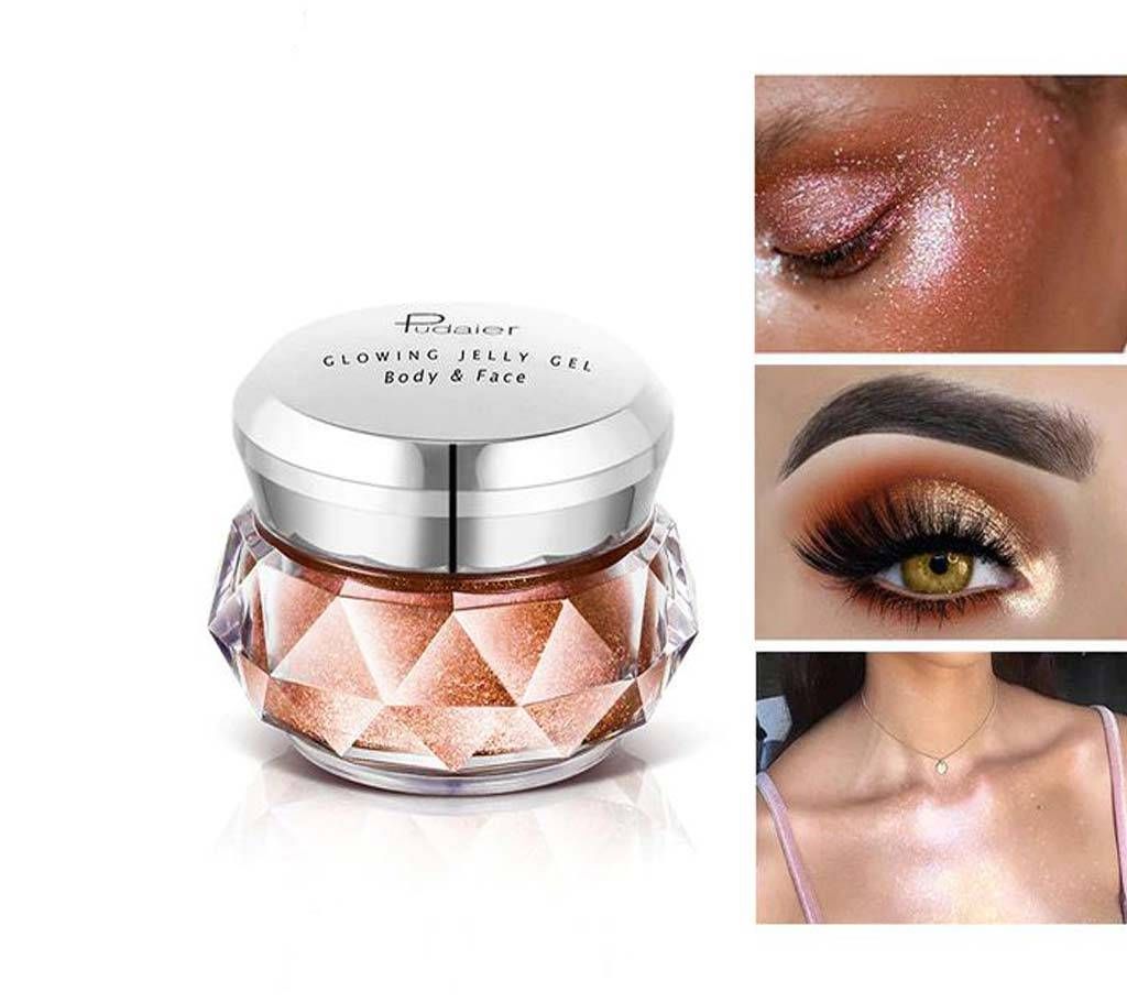 Pudaier New Arrival Jelly Highlights Powder Jelly Gel Face High Light Liquid Body Highlight Cream Mermaid Eye Shadow 10g - China 