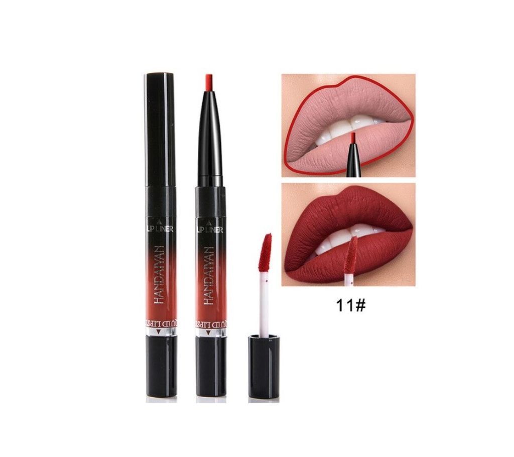 2 In 1 Lip Liner Cosmetics Waterproof Matte-China 