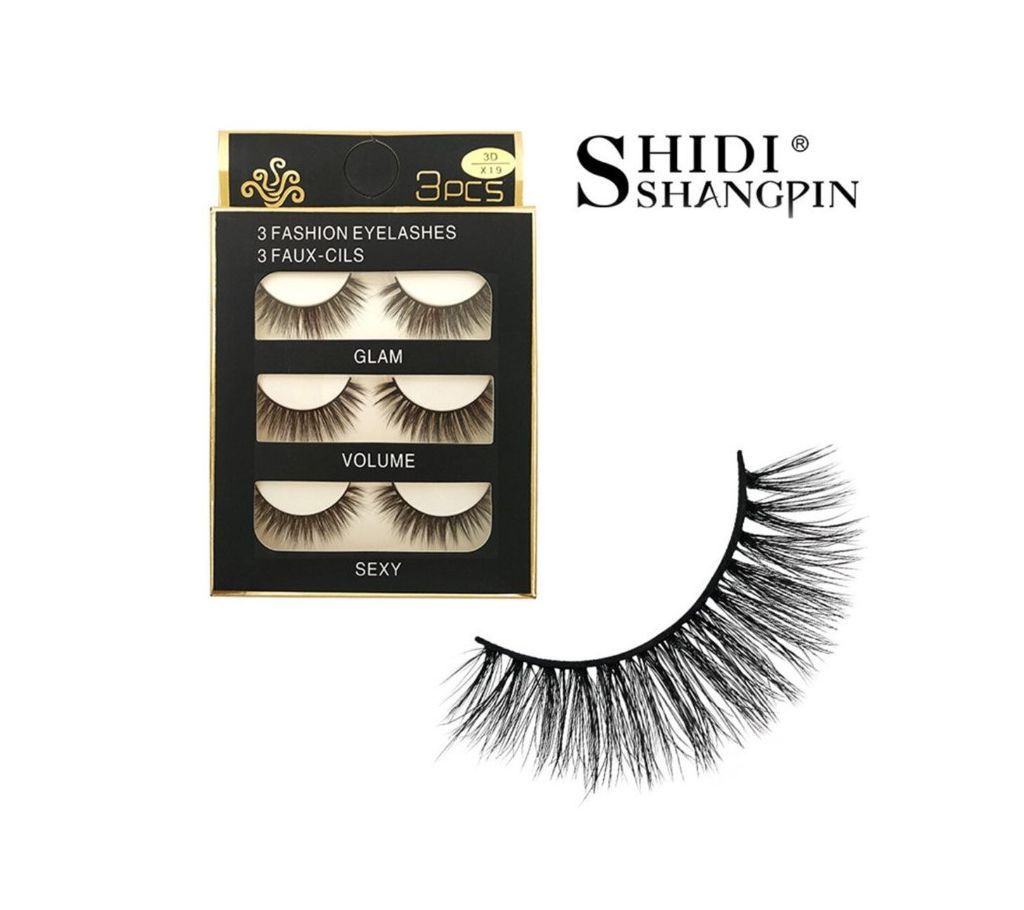 New 3 Pairs mink eyelashes