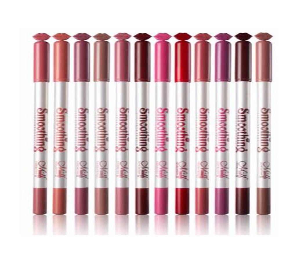 12 Pcs/set Waterproof Long Lasting Lipstick Lipliner Pencil