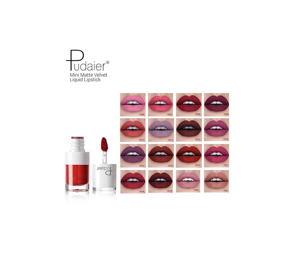 25% OFF Pudaier Mini Matte Velvet Liquid Lipstick (C2003)