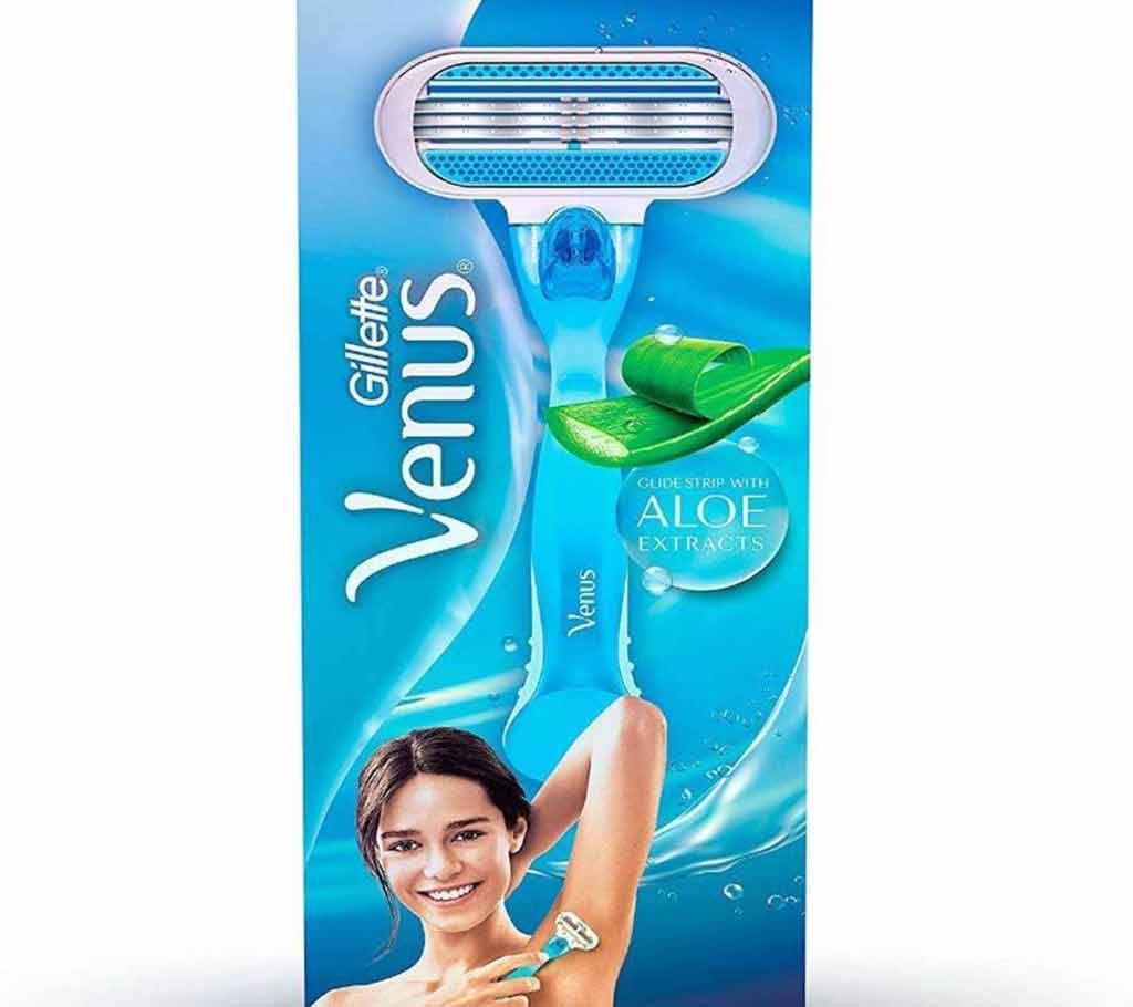 Gillette Venus Resor GLIDE STRIP WITH ALOE EXTRACTS (India).