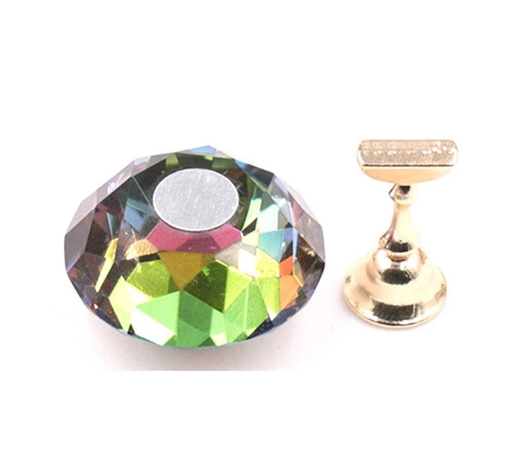 1 Set Nail Polish  False Nail Magnetic Stand For Display Nails