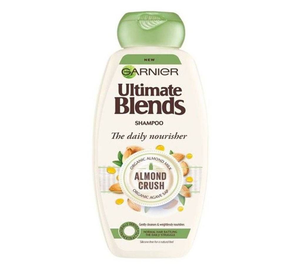Garnier Ultimate Blends The Daily Nourisher Almond Crush Shampoo 360ml-Italy 