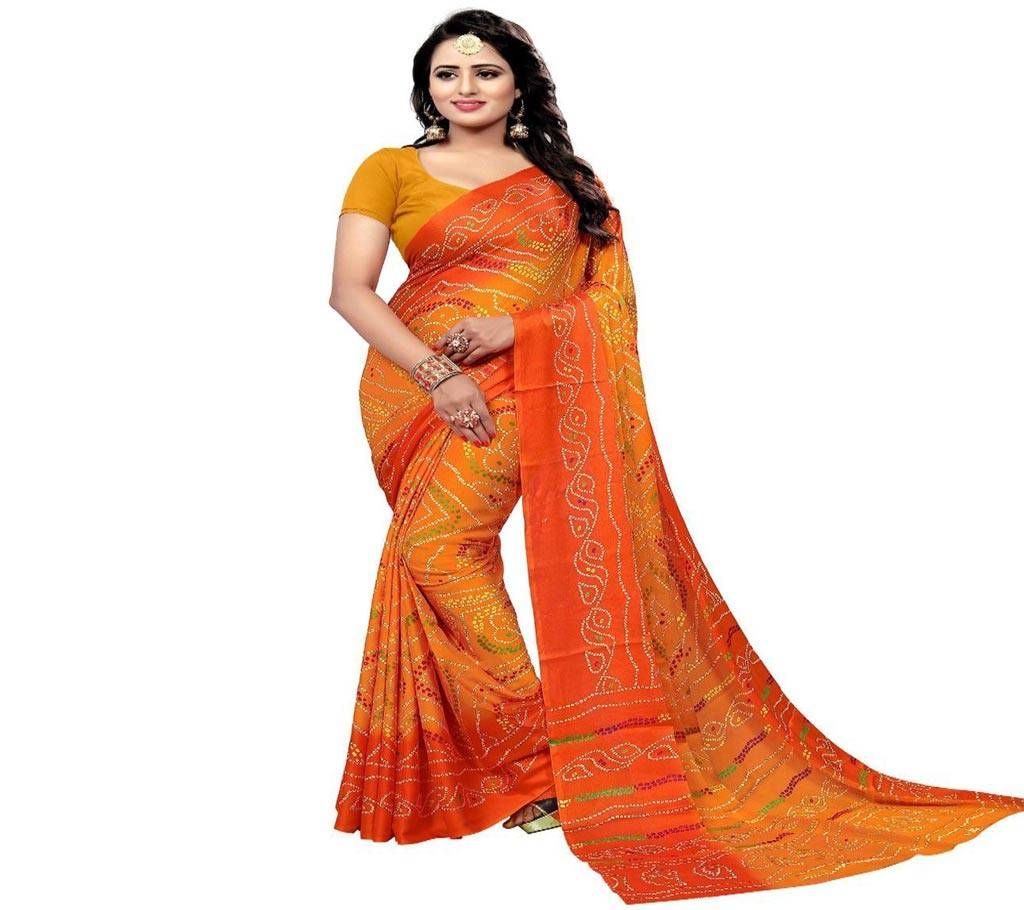 Indian Chundri Silk Saree  138  SGM1 With Blouse Pcs 