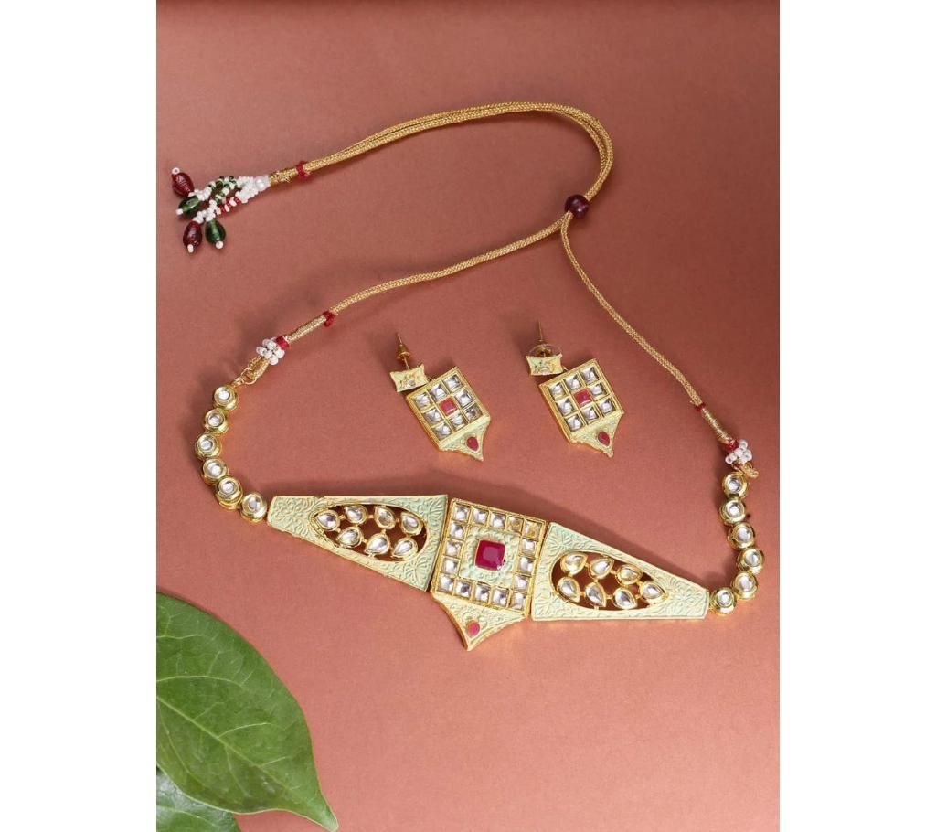Indian Kundan Classy Neckpiece
