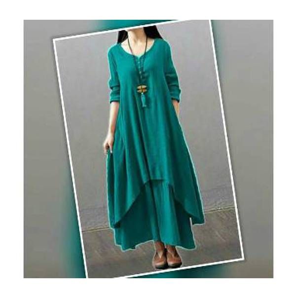 Ladies Stitched Long Kurti Skirt