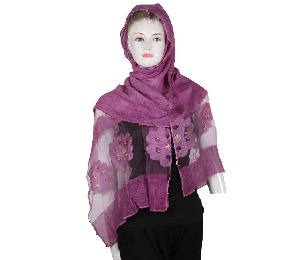 Popstar Red Violet Color Hijab