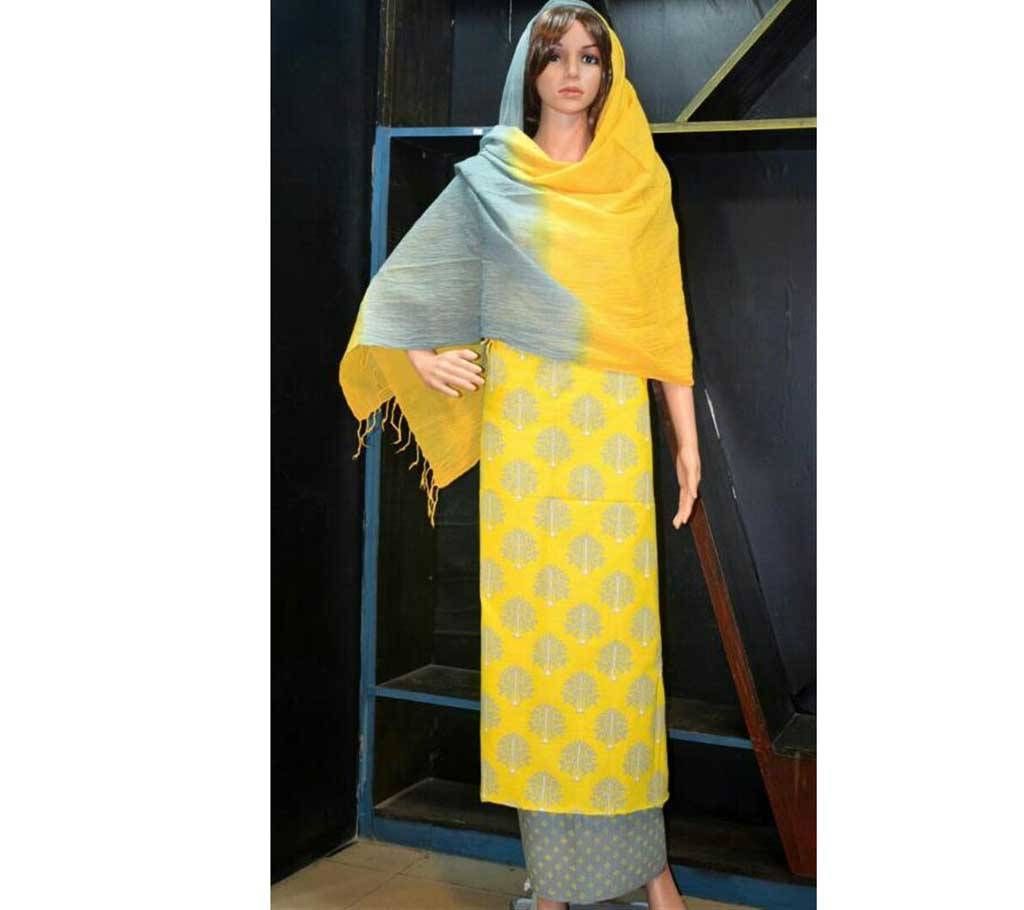 unstitched block dress 