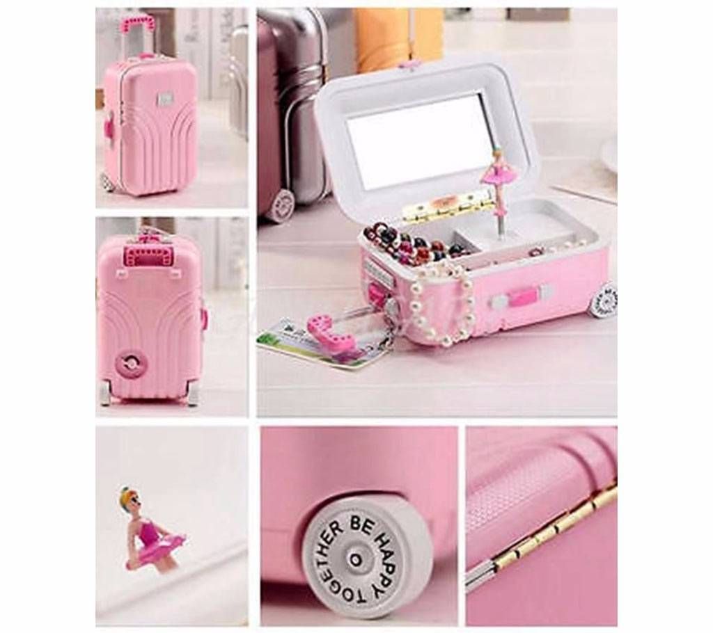 Baggage Style Musical Jewelery Box for Kids