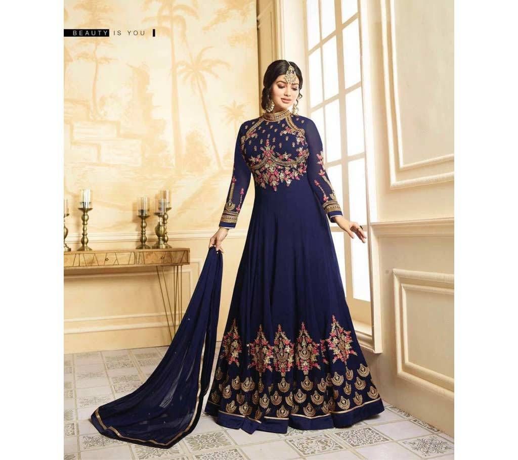 Semi stitched Soft Georgette Gown (Copy)