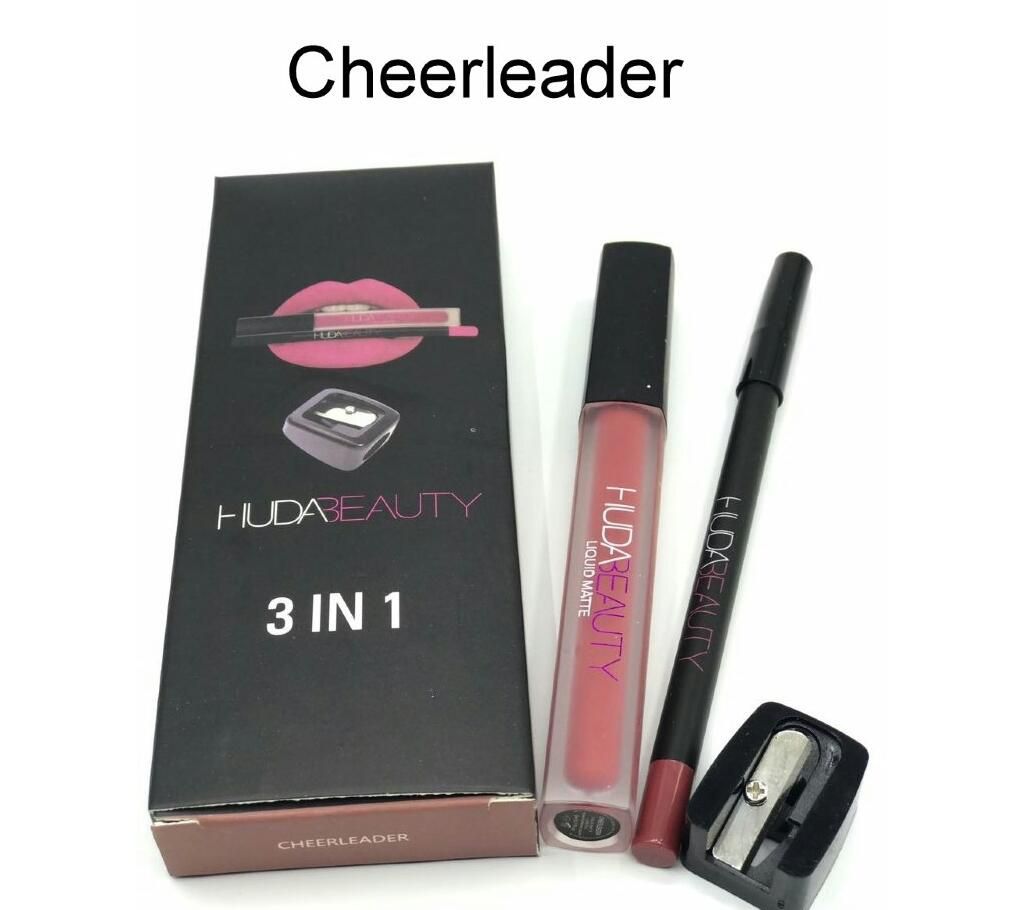 Huda beauty lipstick 3 in 1 Set USA