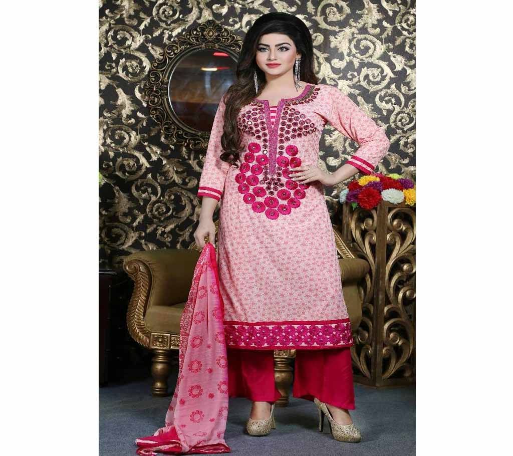 readymade embroidery linen  3 piece 