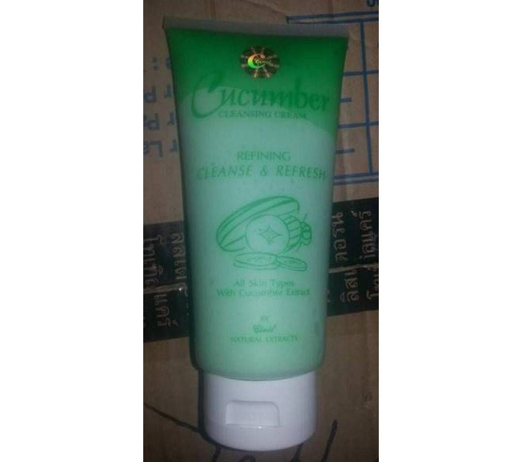 Cucumber cleansing cream face wash