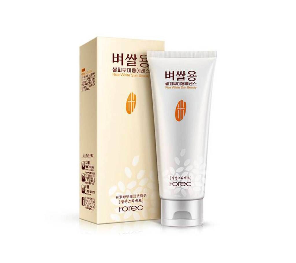 ROREC White Rice Skin Beauty Cleanser (Facewash 100g) China 