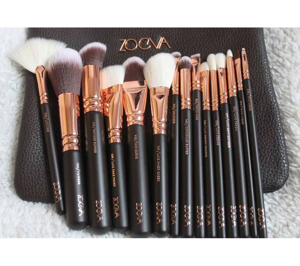 ZOEVA Rose Golden Complete Makeup brush Set 15 Pcs UK