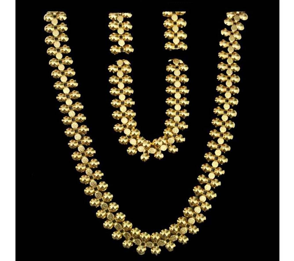 High Quality IPG Gold Plated Egyptian Nechlace set with Earring and Bracelet.
