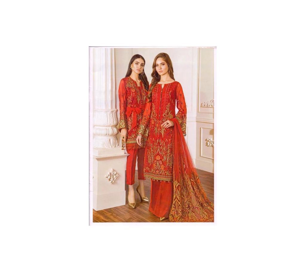 GULBANO (VOL-9)- 600-501 Semi Stitched Three Piece - Copy