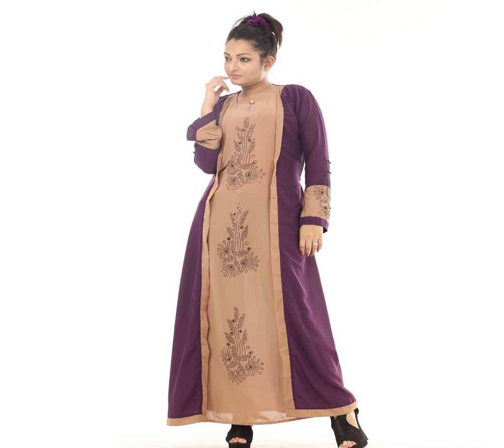 Purple Diamond Borka   Code: 1004