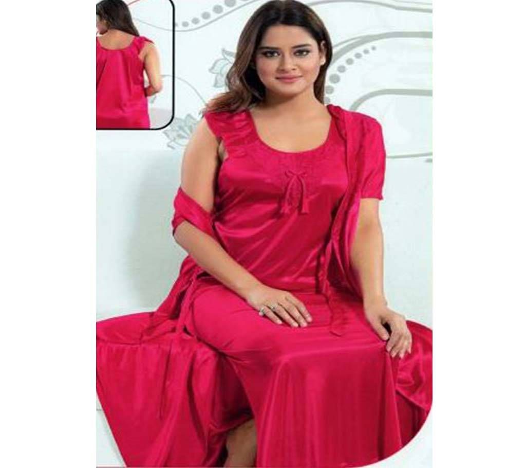 Fashionable Two Part Nighty-2533 DKRN