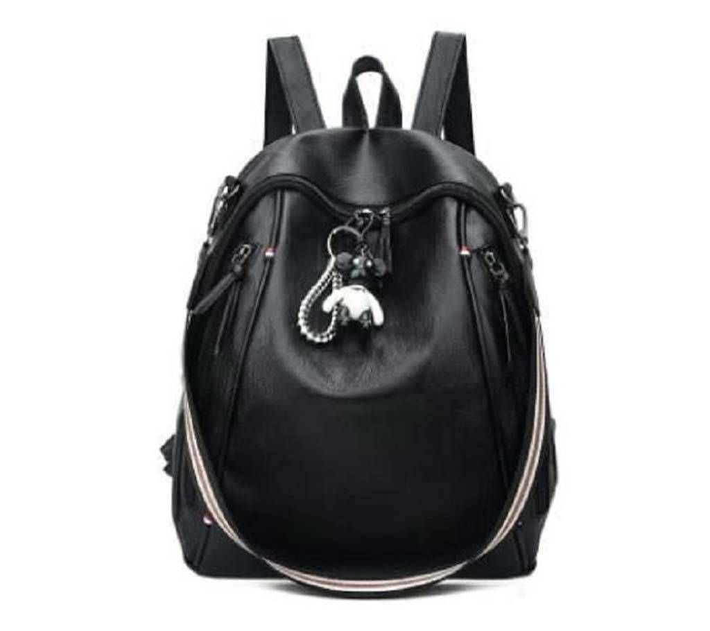 Multi Functional PU Leather Women Backpack (1823)