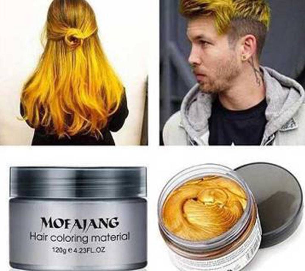 Pretty Cowry Fashion Hair Color Wax Silver Brown- 120gm Korea