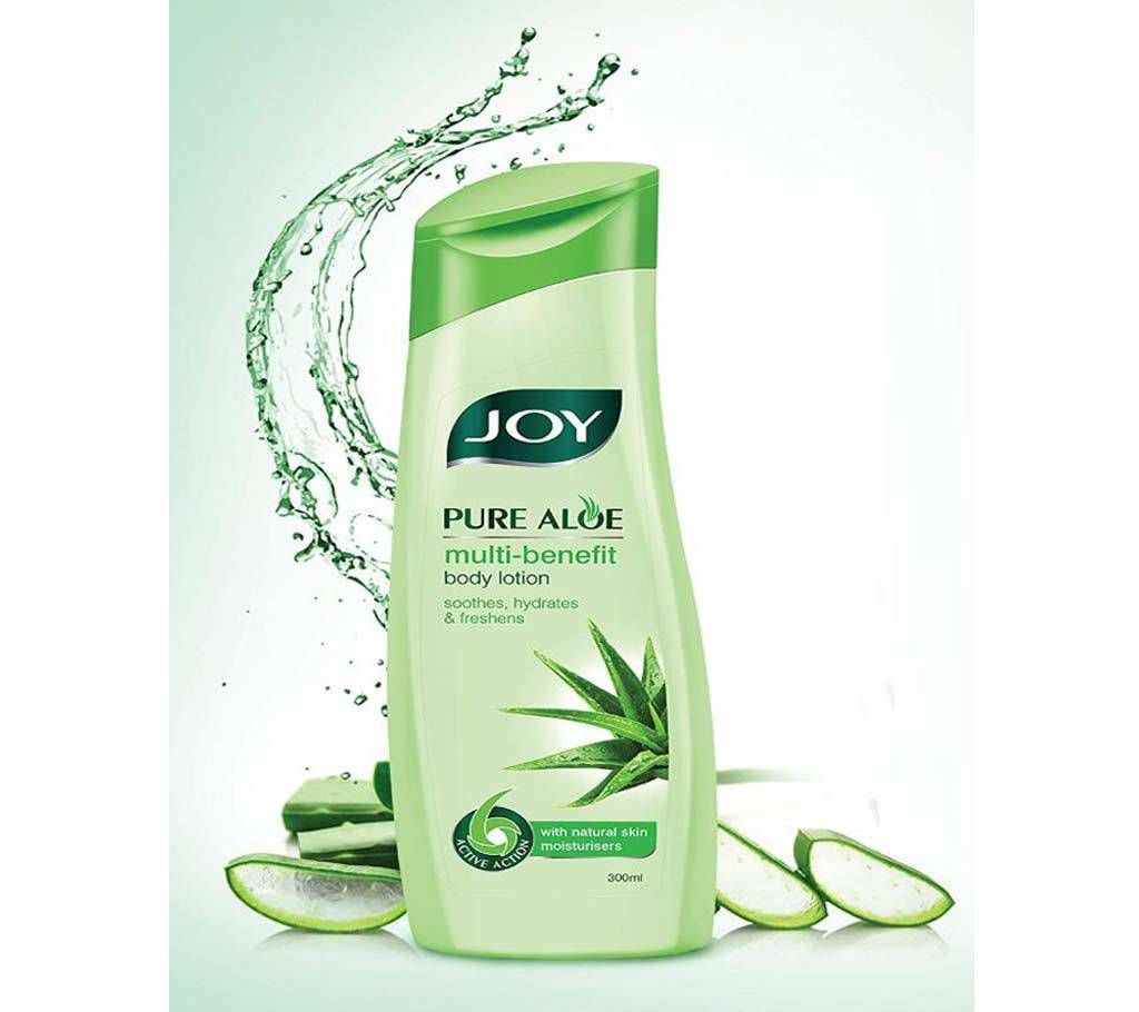 JOY PURE ALOE VERA multi-benefit body lotion 500ml (India).