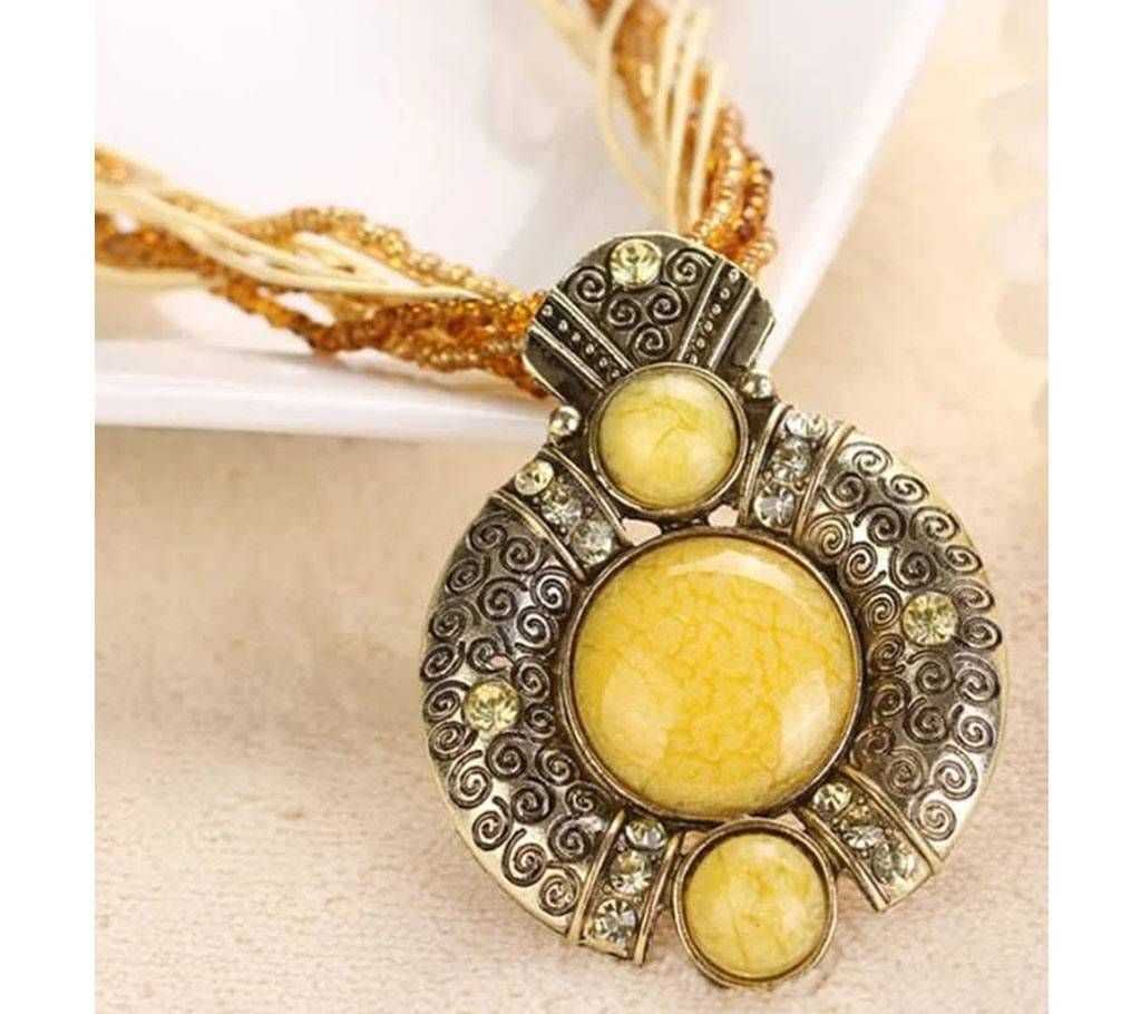 Boho Style Multilayer Beads Necklace 
