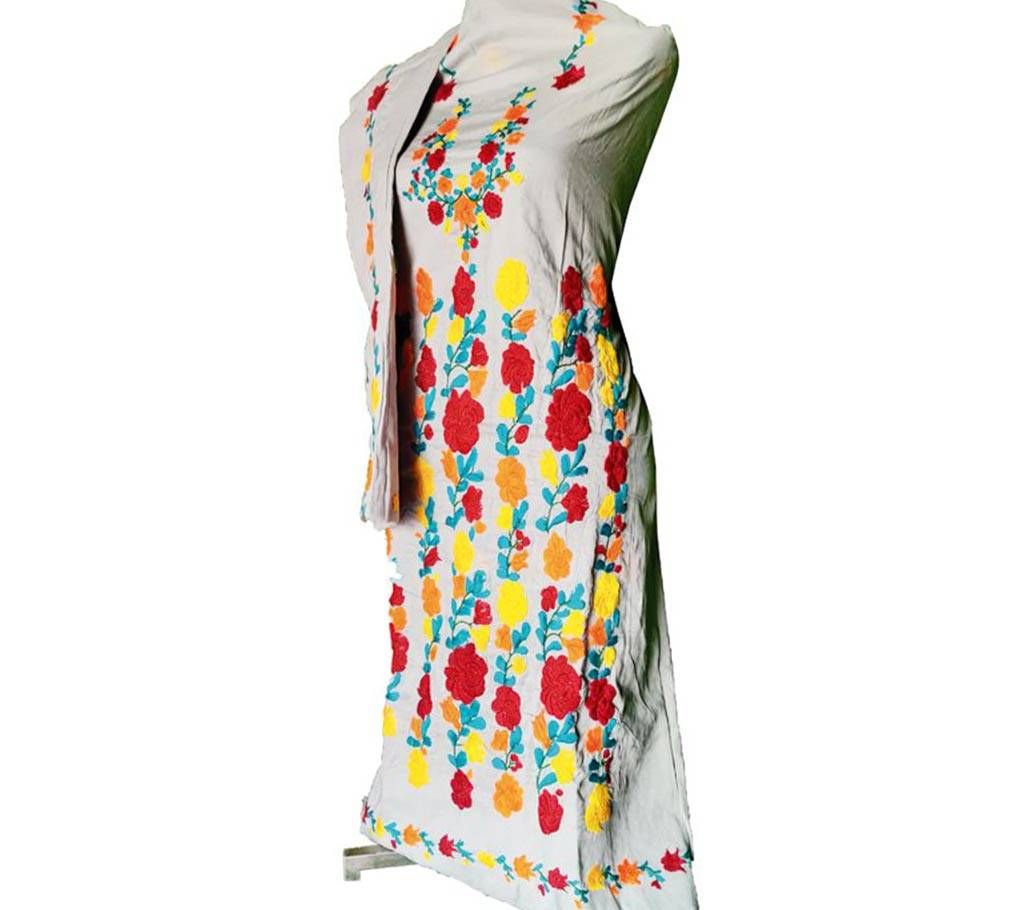 Unstitched Hand Embroidery Dress-Product Code 101