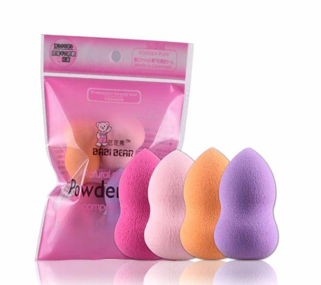 MAANGE 4pcs Professional Makeup Sponge Foundation Puff