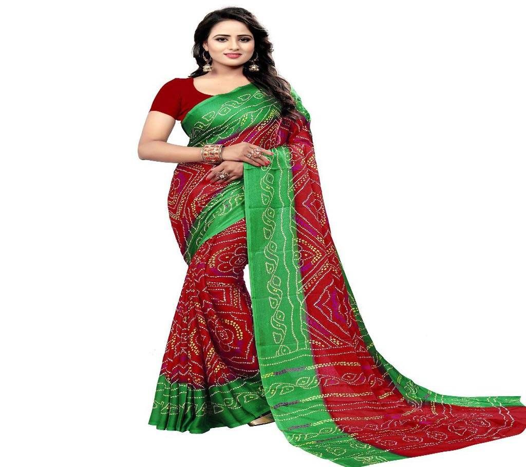 Indian Chundri Silk Saree  139  SGM1  With Blouse Pcs 