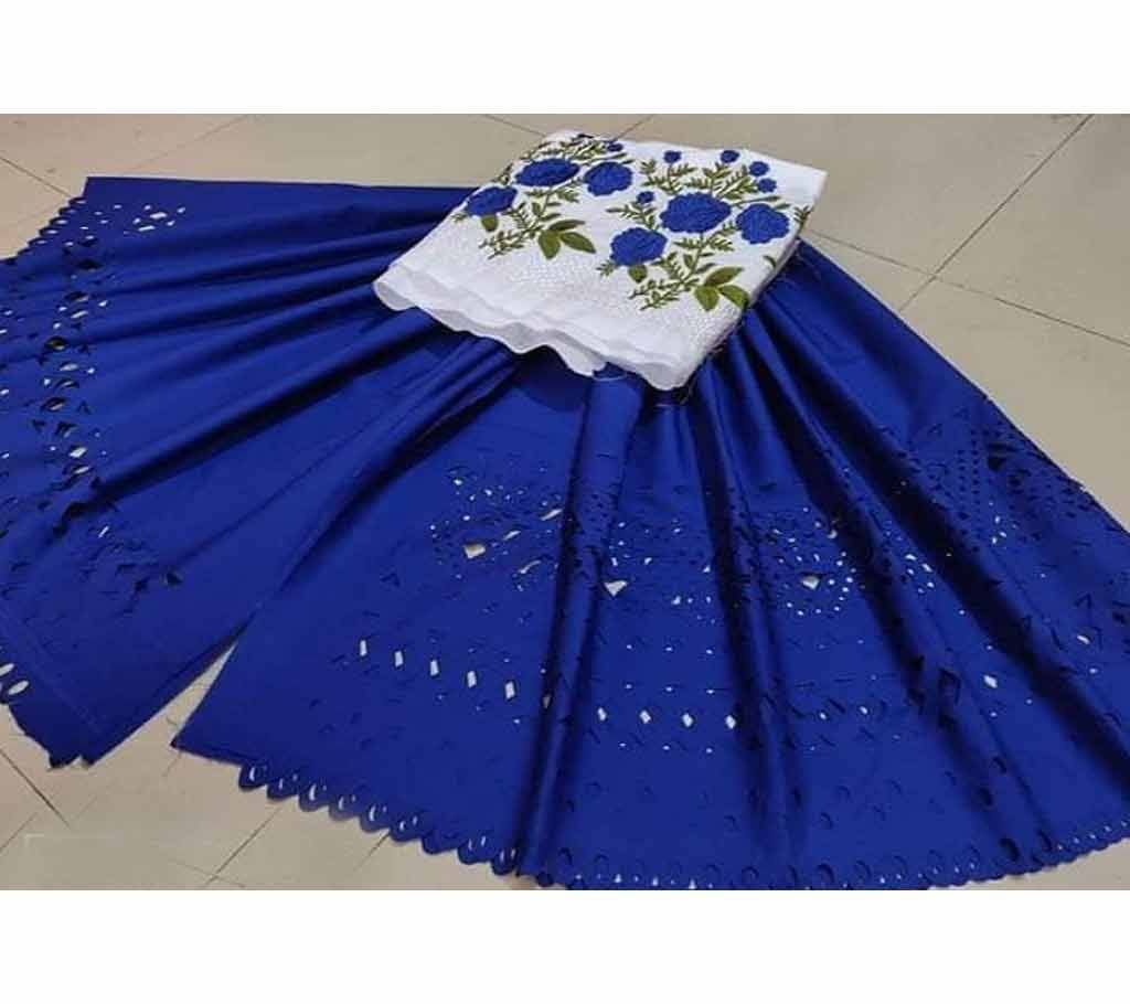 Unstitched PAKISTANI LASAR CUT TWO PIECE SALWAR KAMEEZ-2