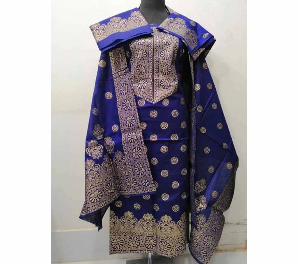 Katan Skin Print Cotton Shalwer Kameez for Women-18