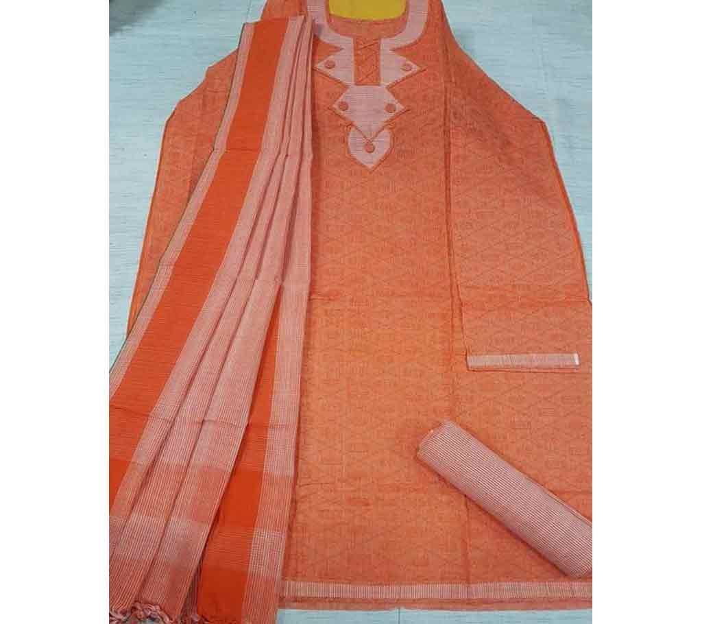 Jamdhani Cotton with Design Shalwer Kameez for Women-1