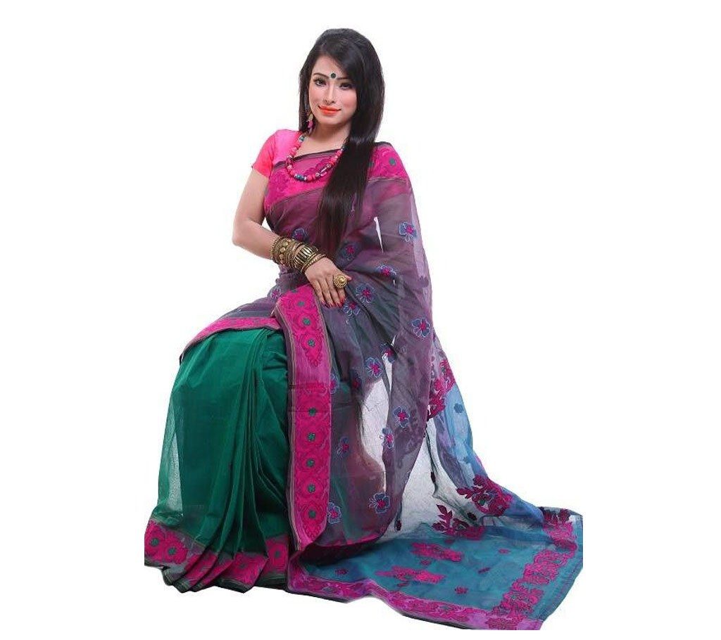 Applique Cotton Sharee