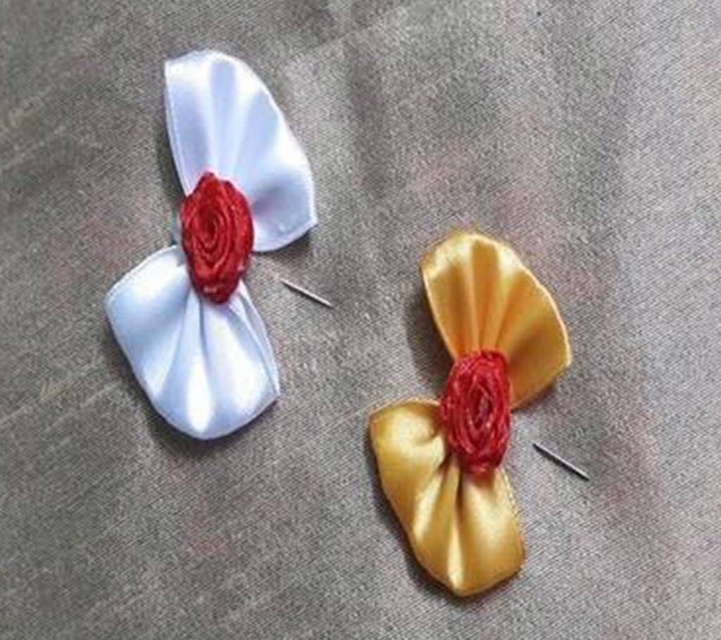 bow shaped hijab pin- 2 pcs