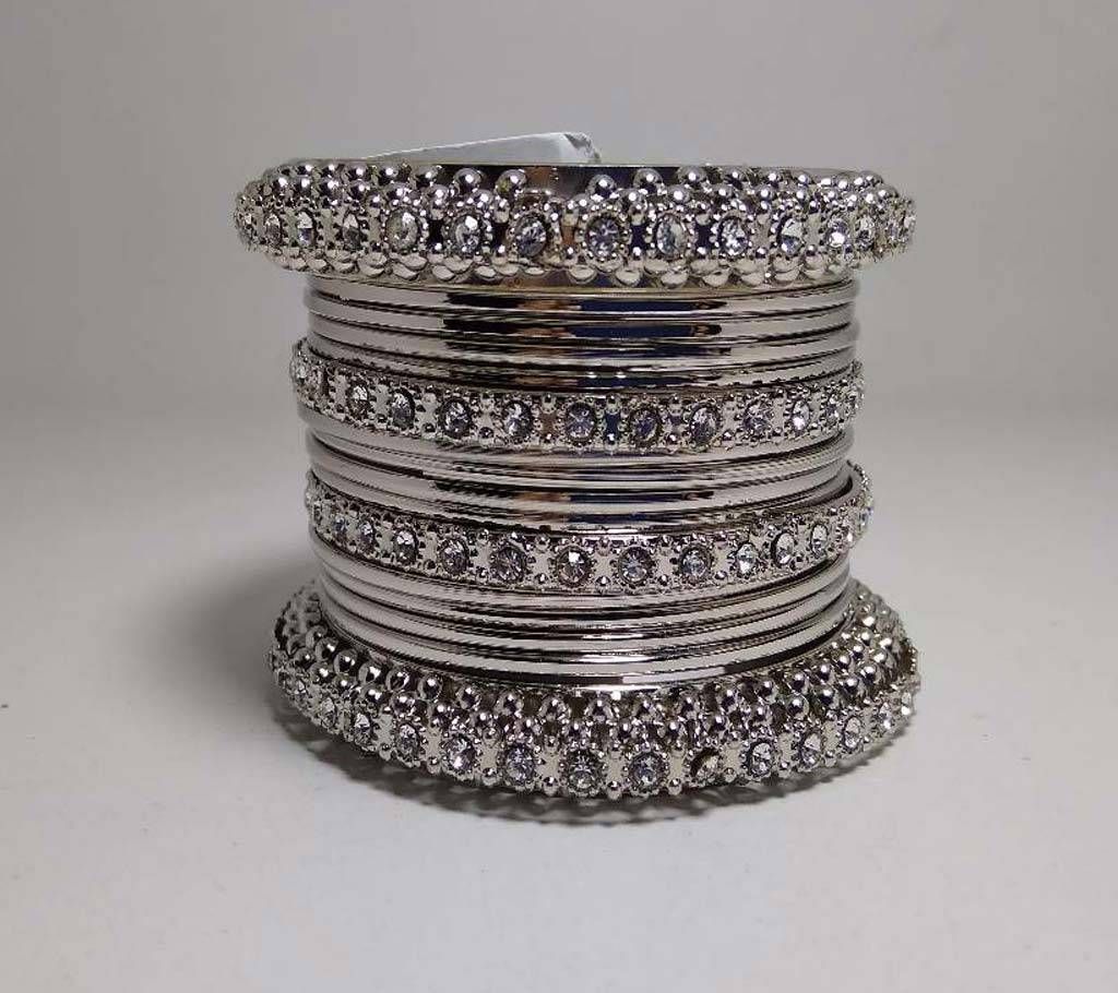 Indian silver plated bangles 