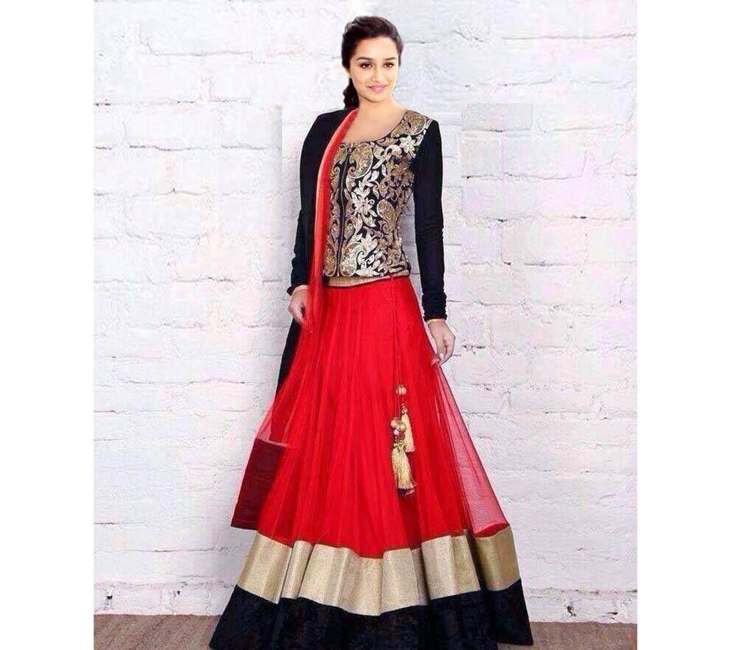 Indian semi stiched anarkoli Georgette dress- copy 
