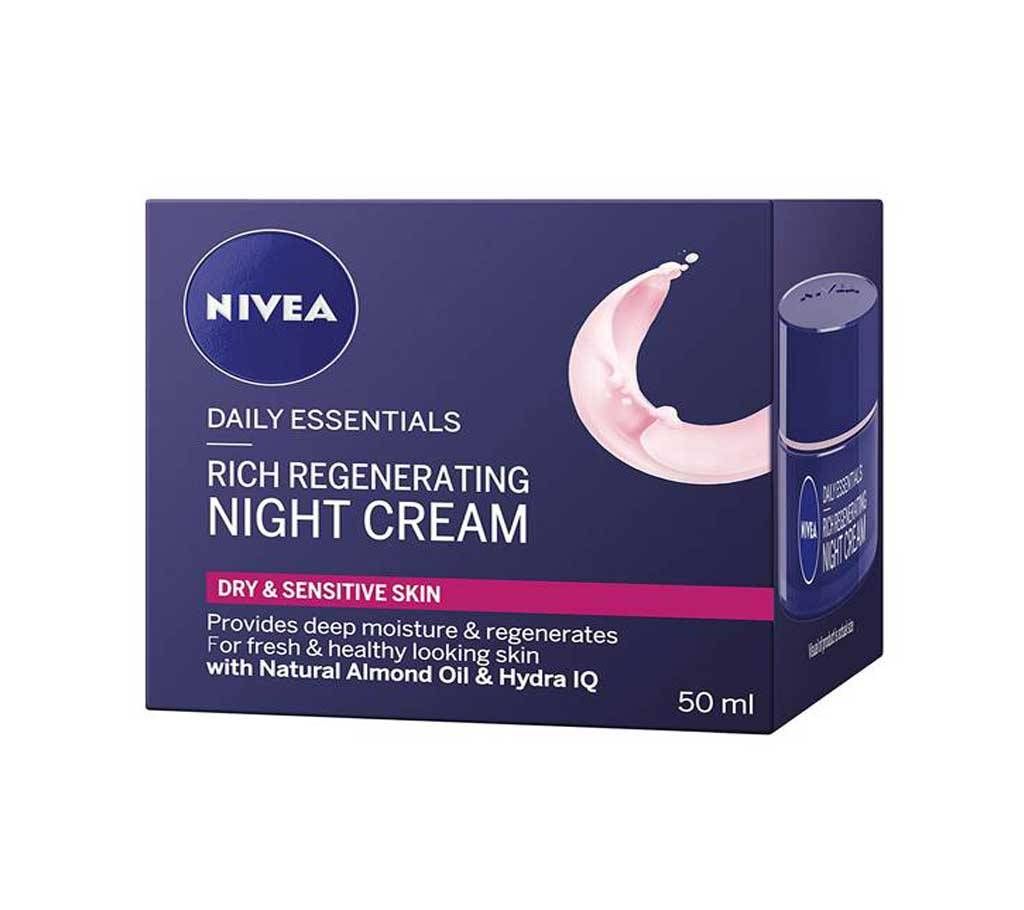 Nivea Regenerating Night Cream 50ml - UK