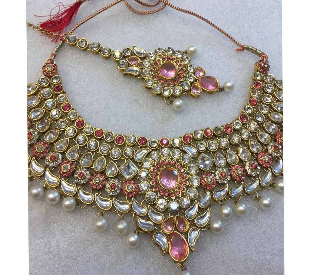 Indian kundan necklace set 