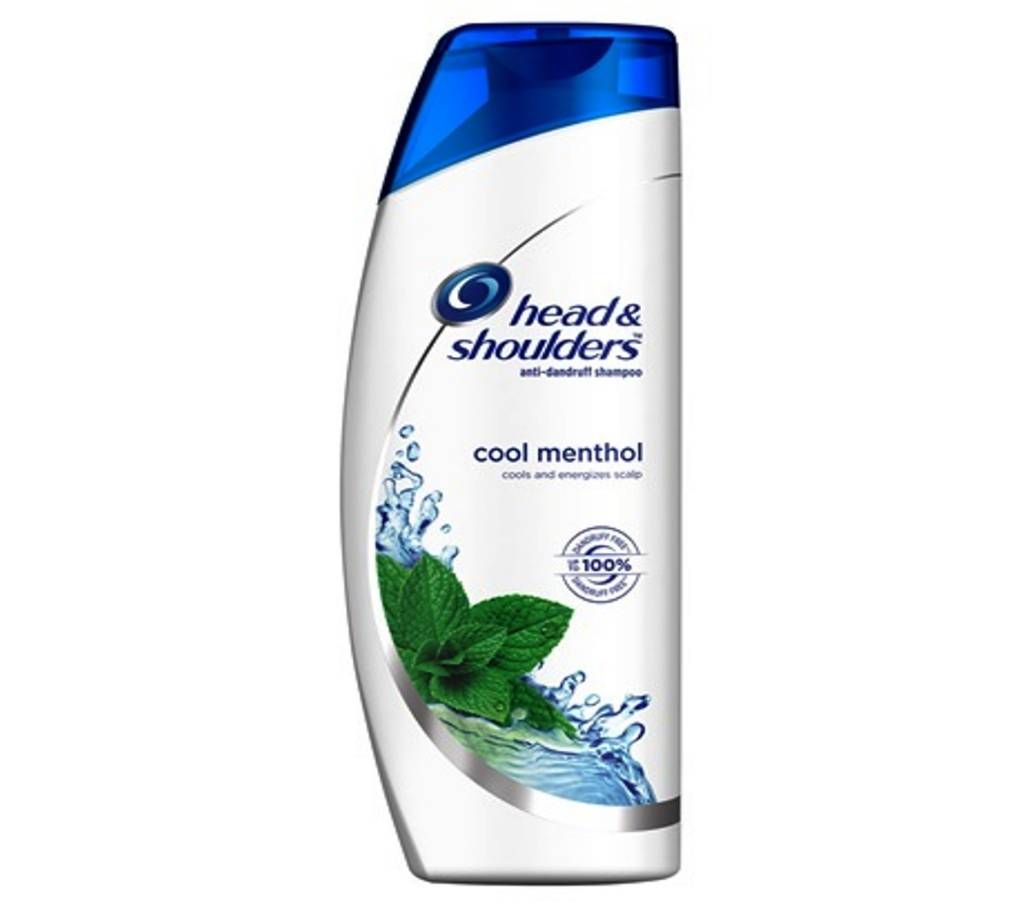 Head & Shoulders Cool Menthol Shampoo - 330ml - India