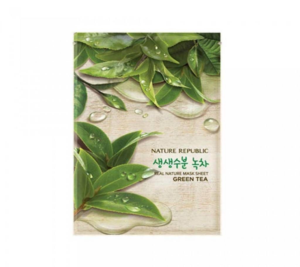 Real Nature Green Tea Mask Sheet - 23g