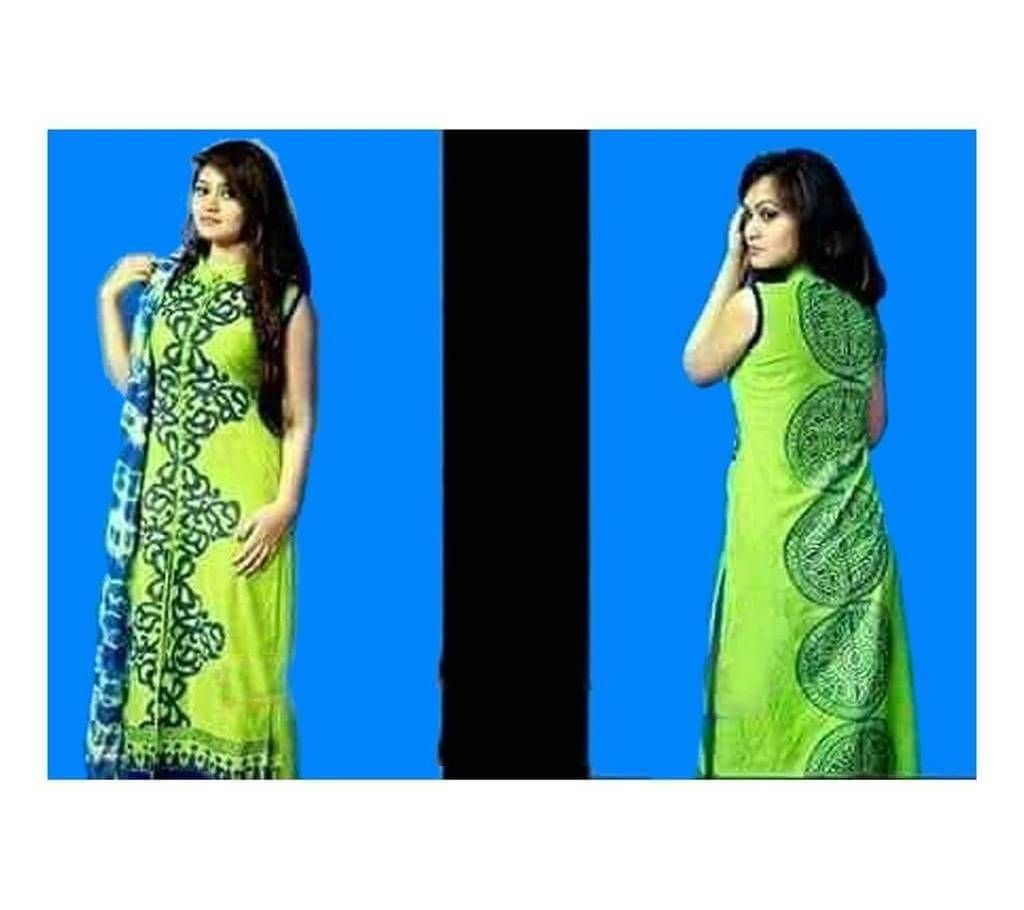 unstitched block printed cotton salwar kameez seblock-195