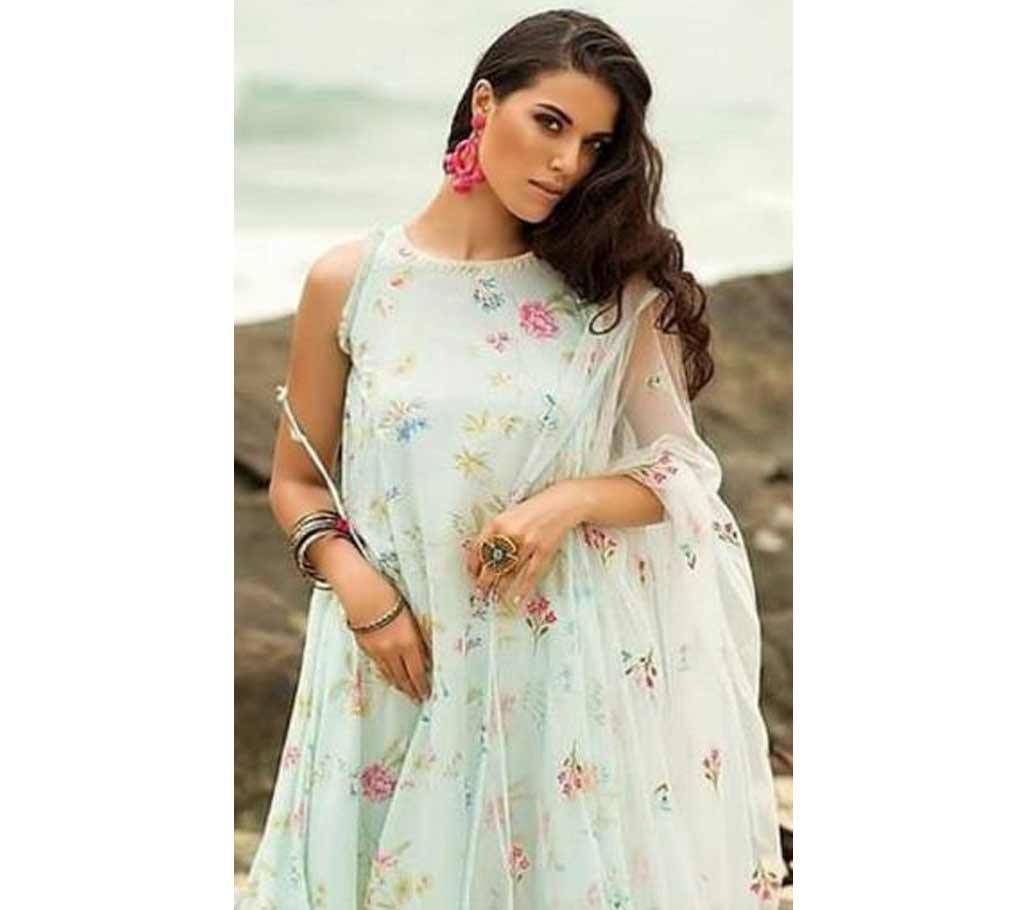 NOOR E KHADIJA Cambric cotton un stitched three piece 