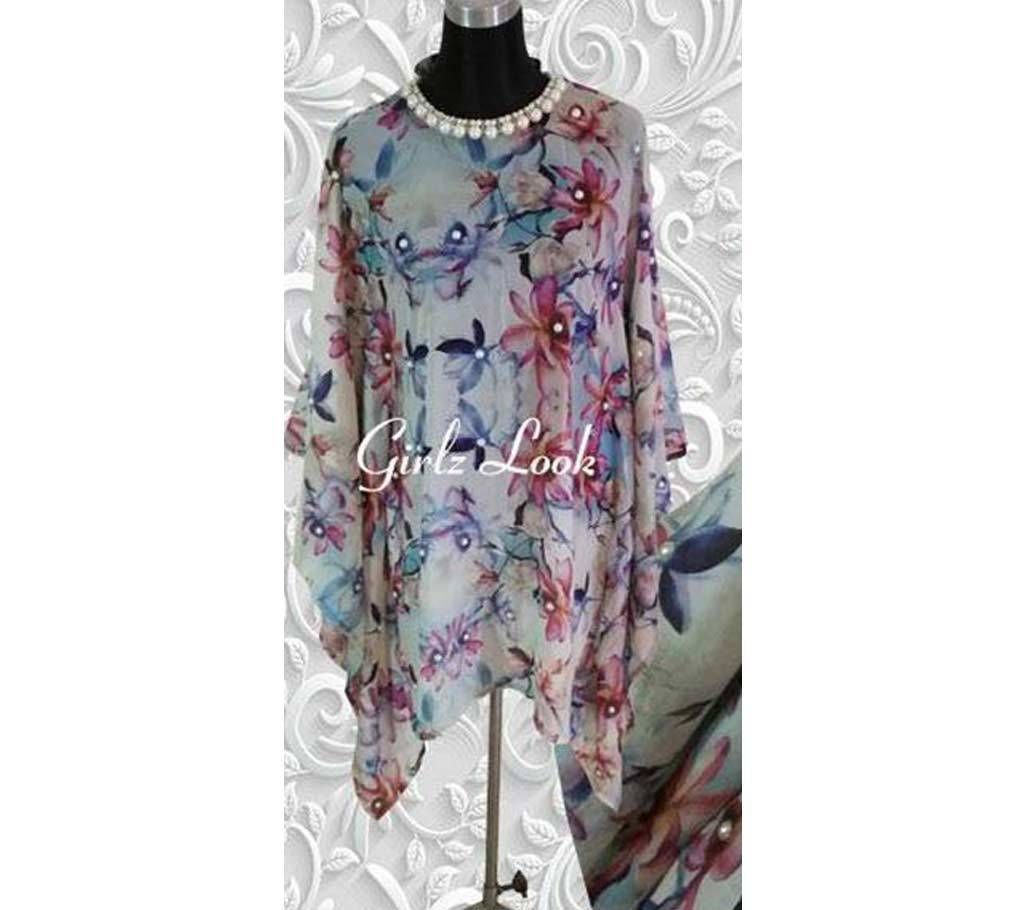 Stitched Soft Georgette Cape