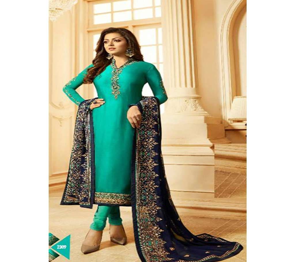 Semi Stitched Gorgeous Embroidery Salwar Kameez - Copy