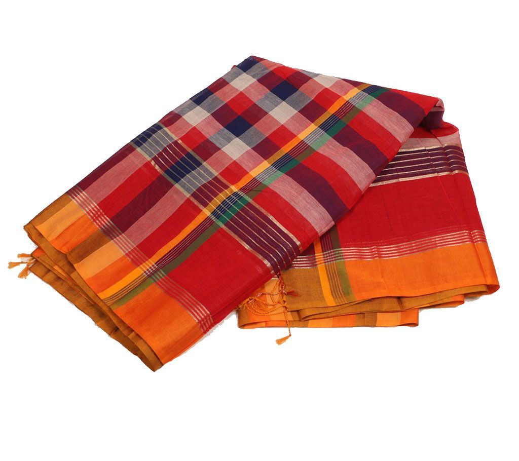 Half Silk AndCotton Sharee