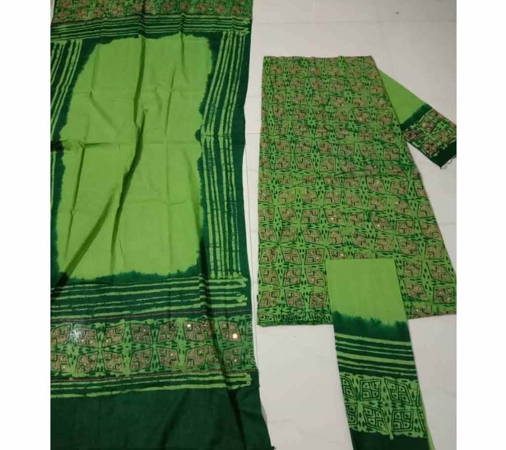 Unstitched Batik Hand Work 4 pcs