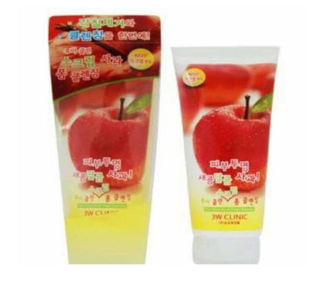3W Clinic Apple Pure Clean Foam Scrub (Korean)