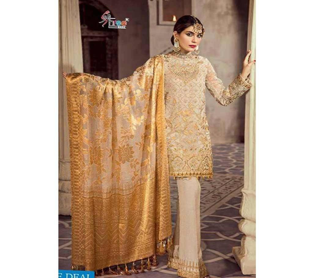 Unstitched Shree fabs Anaya Vol-4 Dress